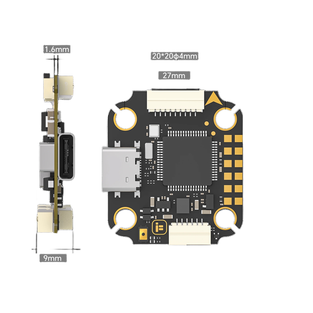 IFlight Borg Mini F7 Stack wit - огляд і ціна Fpv Flight Controller F7 Stack 60A