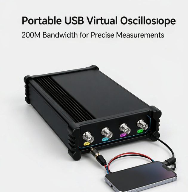 VTO2004 Portable Split USB Vir - огляд і ціна Digital Storage Oscilloscope 100Mhz