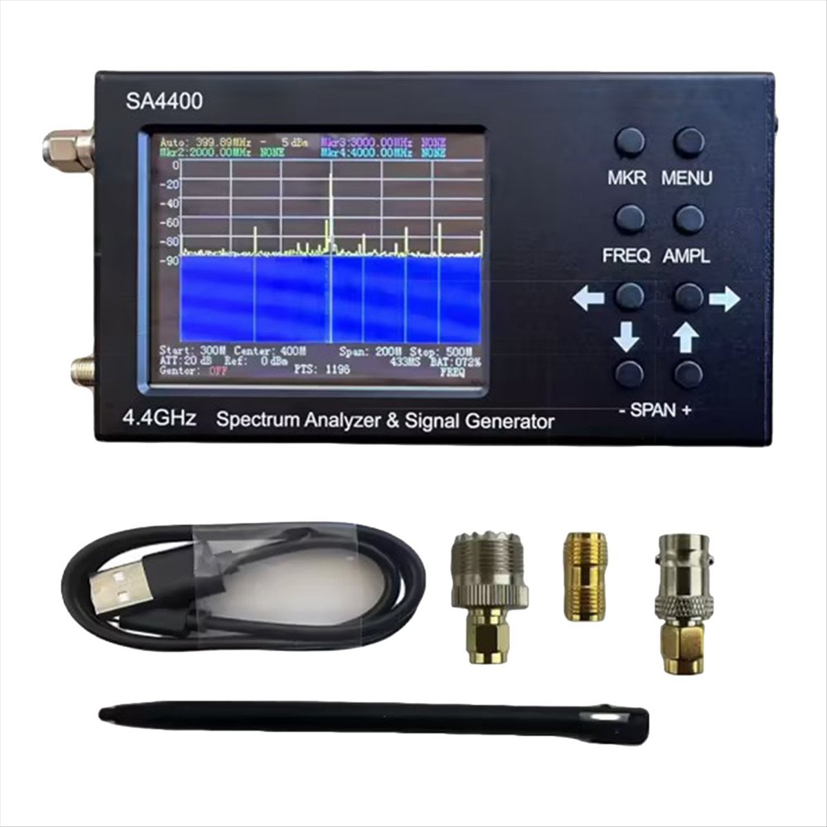 #(Upgraded)New 4.4GHz SA4400 S - огляд і ціна Signal Generator Spectrum Analyzer