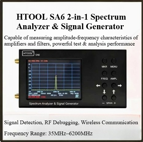 Handheld Spectrum Analyzer 35M - огляд і ціна Signal Generator Spectrum Analyzer