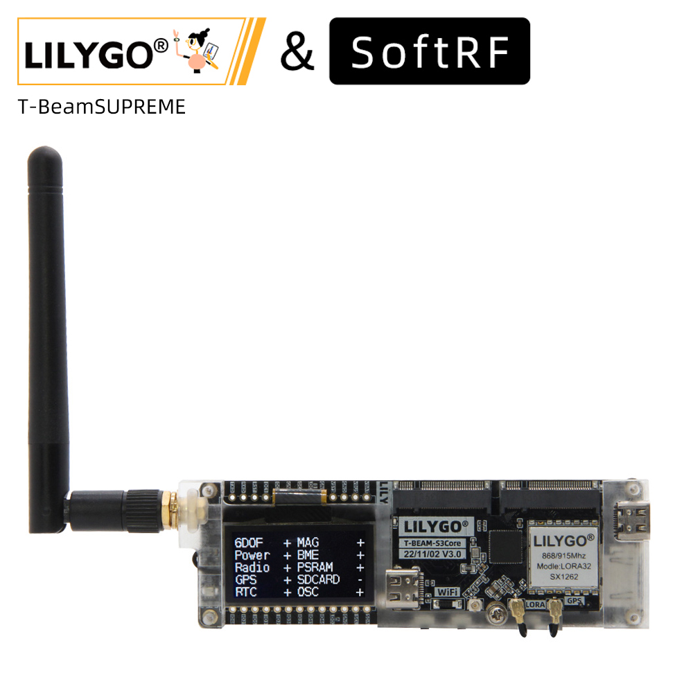 LILYGO® SoftRF T-Beam SUPREME  - огляд і ціна Esp32 S3 Development Board Lot